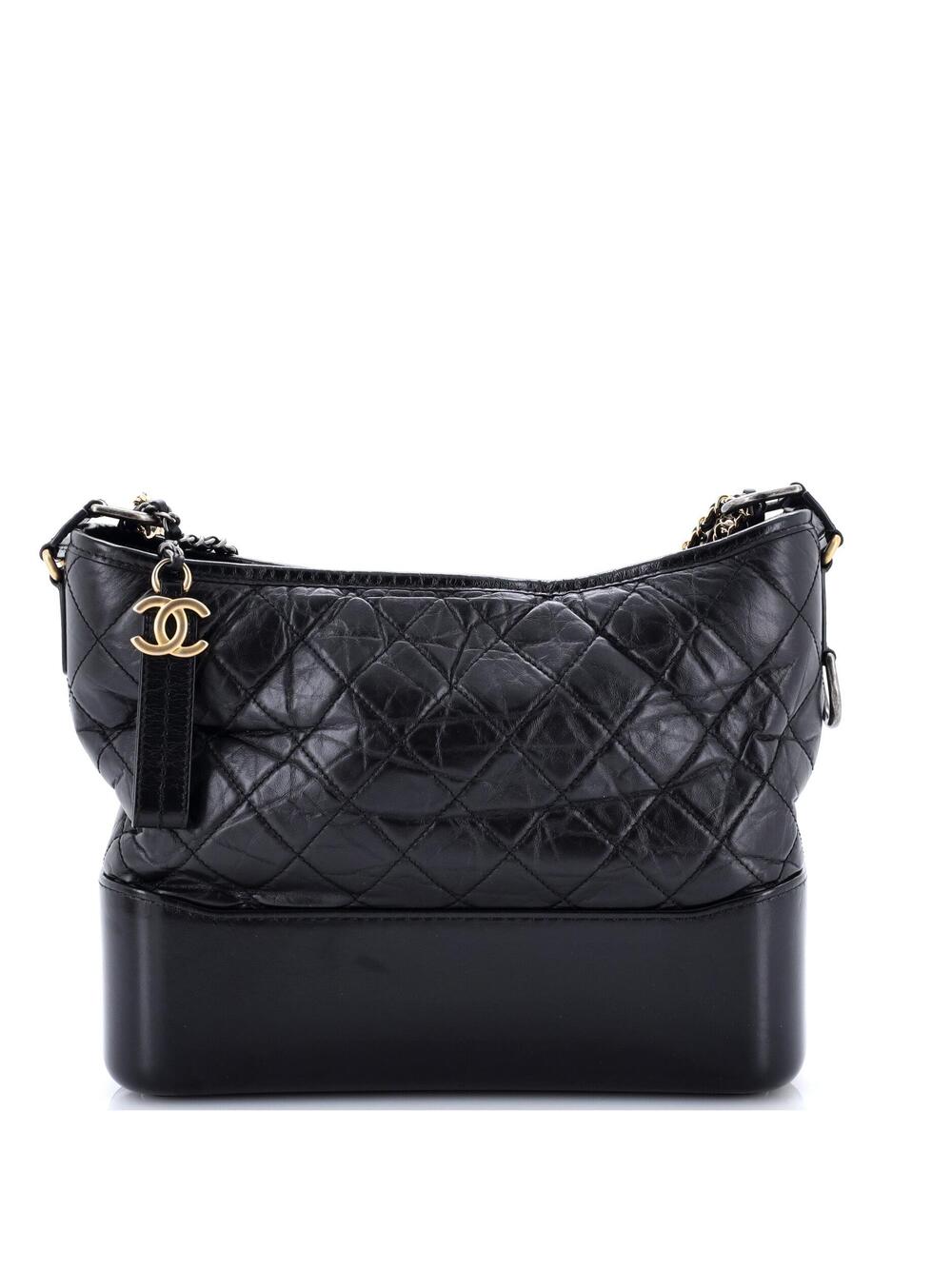 Chanel Gabrielle Hobo Quilted Aged #323575C30B
